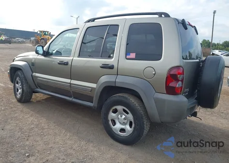 2007 Jeep Liberty Sport from USA, damaged, VIN 1J4GL48K57W692910
